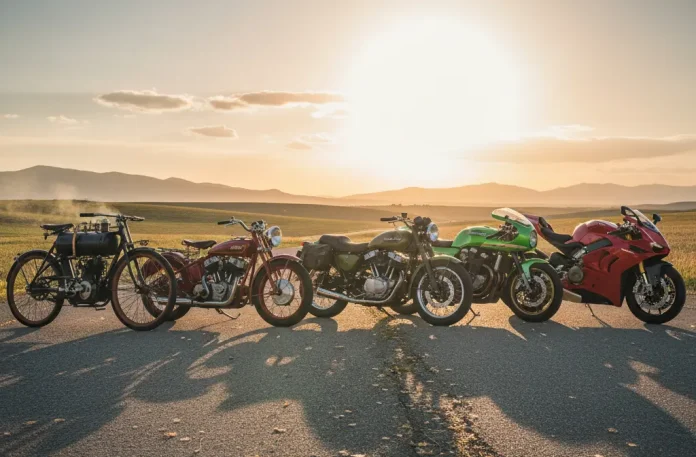 history-of-motorcycle تاریخچه موتورسیکلت